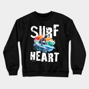 Surf heart Crewneck Sweatshirt